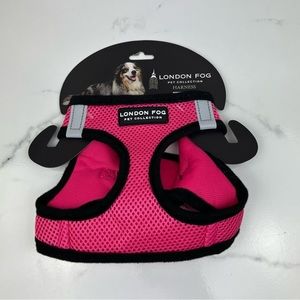 London Fog Pet Collection Bright Pink Dog Harness Size Medium